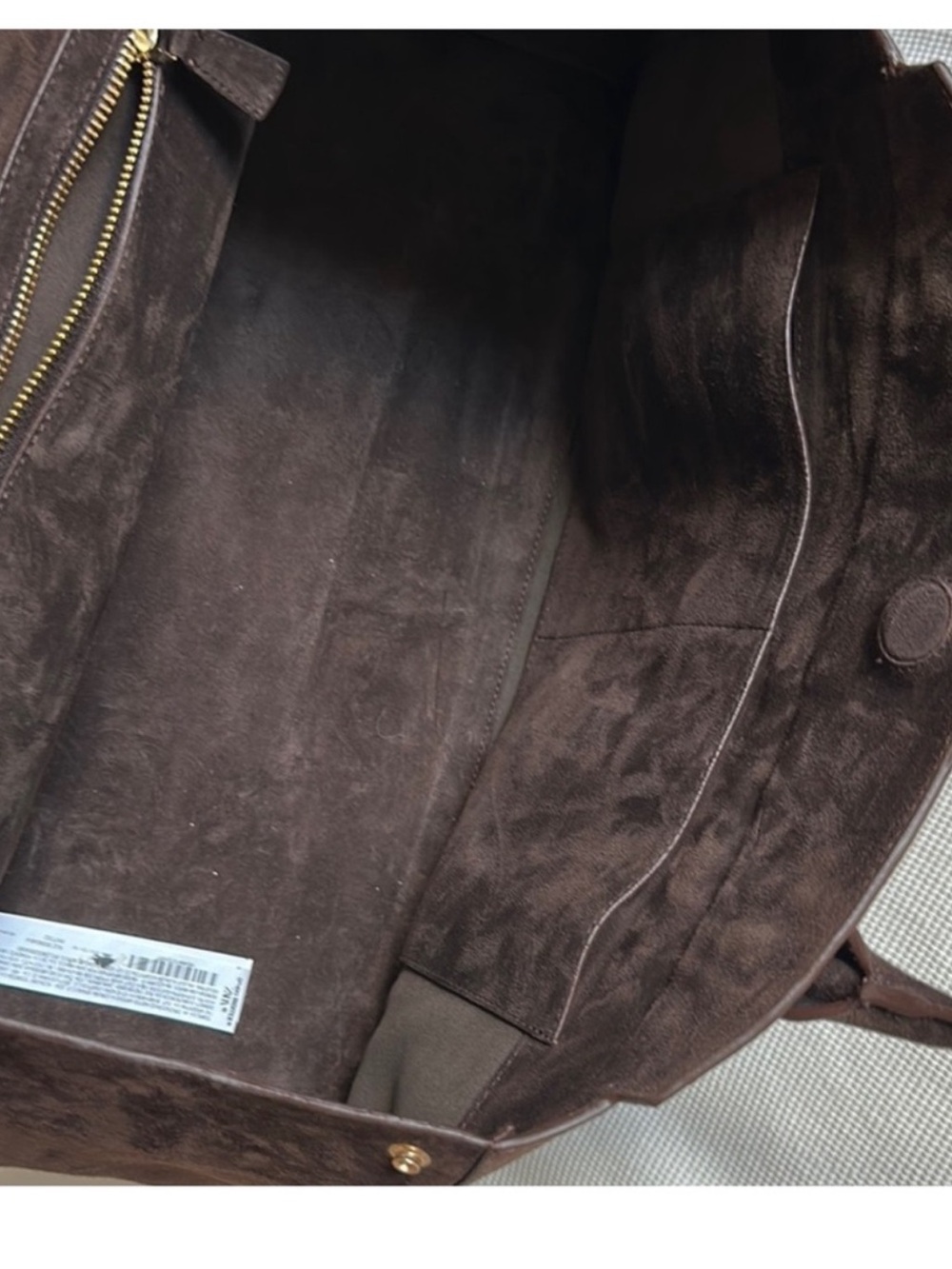 Zara Viral Split Leather Shoulder Bag - Brown - Picture 6 of 9